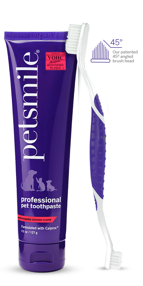 Petsmile Professional Toothpaste Rotisserie Chicken Large & Professional Pet Toothbrush - YuppyCollections