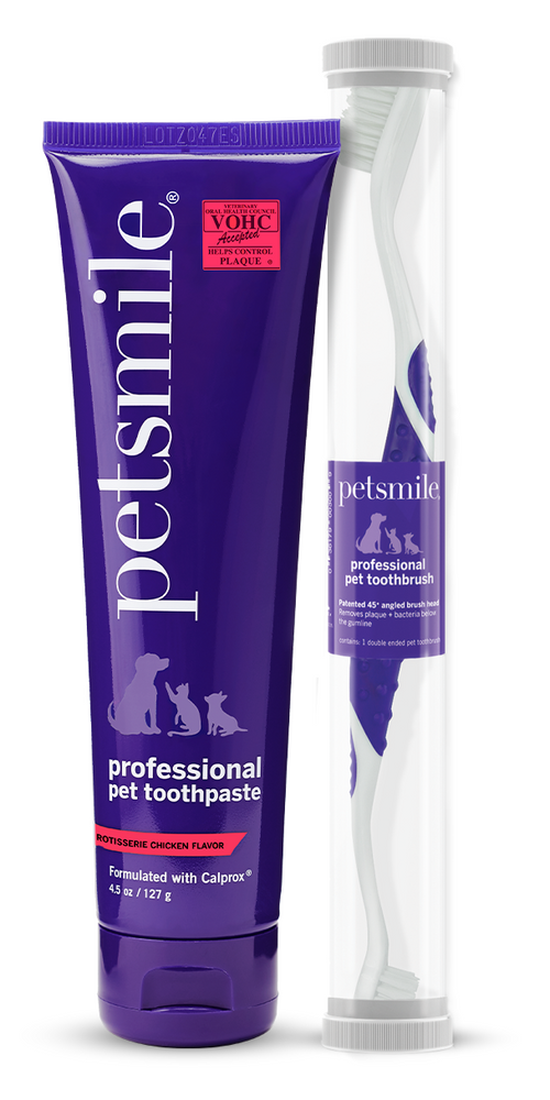 Petsmile Professional Toothpaste Rotisserie Chicken Large & Professional Pet Toothbrush - YuppyCollections