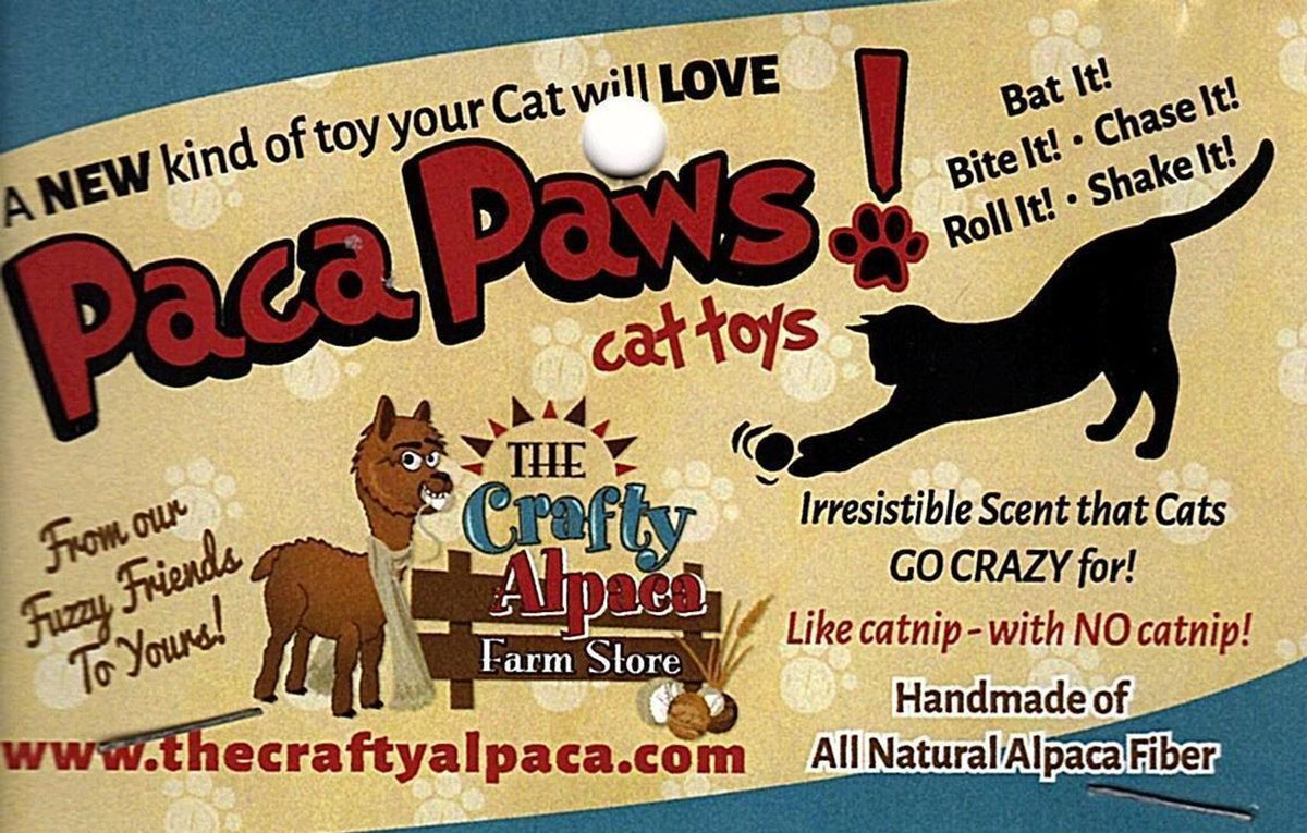 PacaPaws Felted Alpaca Cat Toys - YuppyCollections