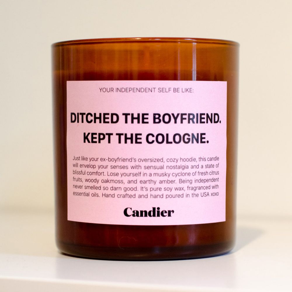 DITCHED THE BOYFRIEND CANDLE - YuppyCollections