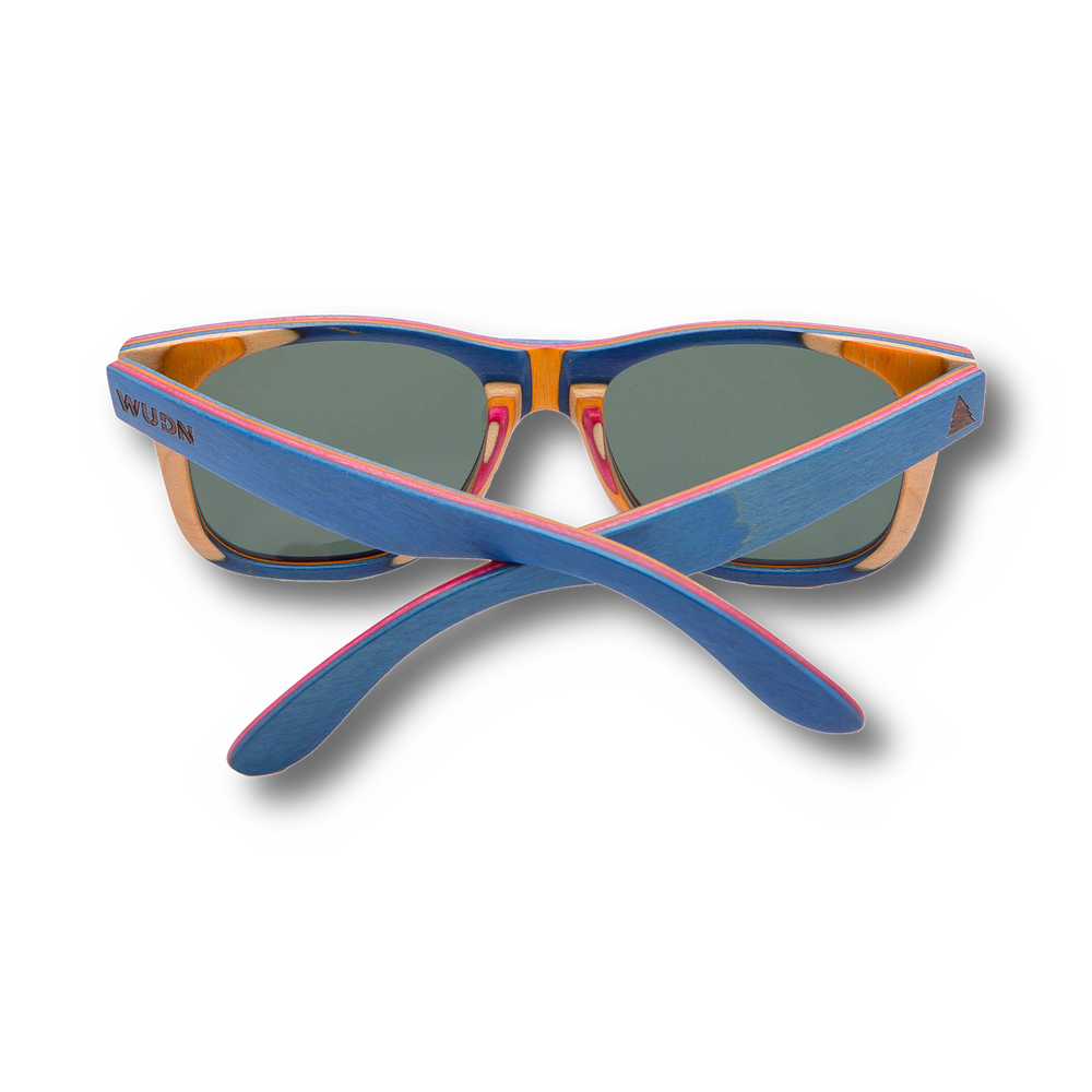 Recycled Skatedeck Escalator Sunglasses by WUDN - YuppyCollections