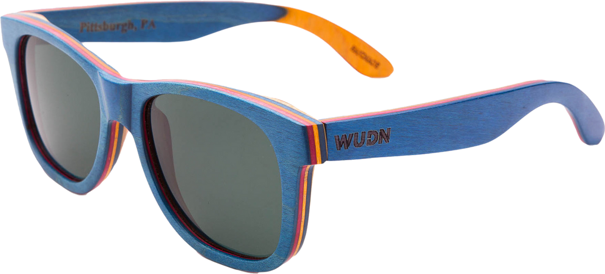 Recycled Skatedeck Escalator Sunglasses by WUDN - YuppyCollections