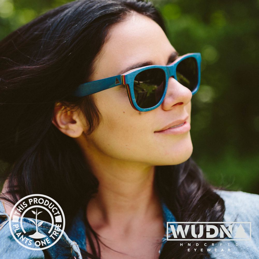 Recycled Skatedeck Escalator Sunglasses by WUDN - YuppyCollections