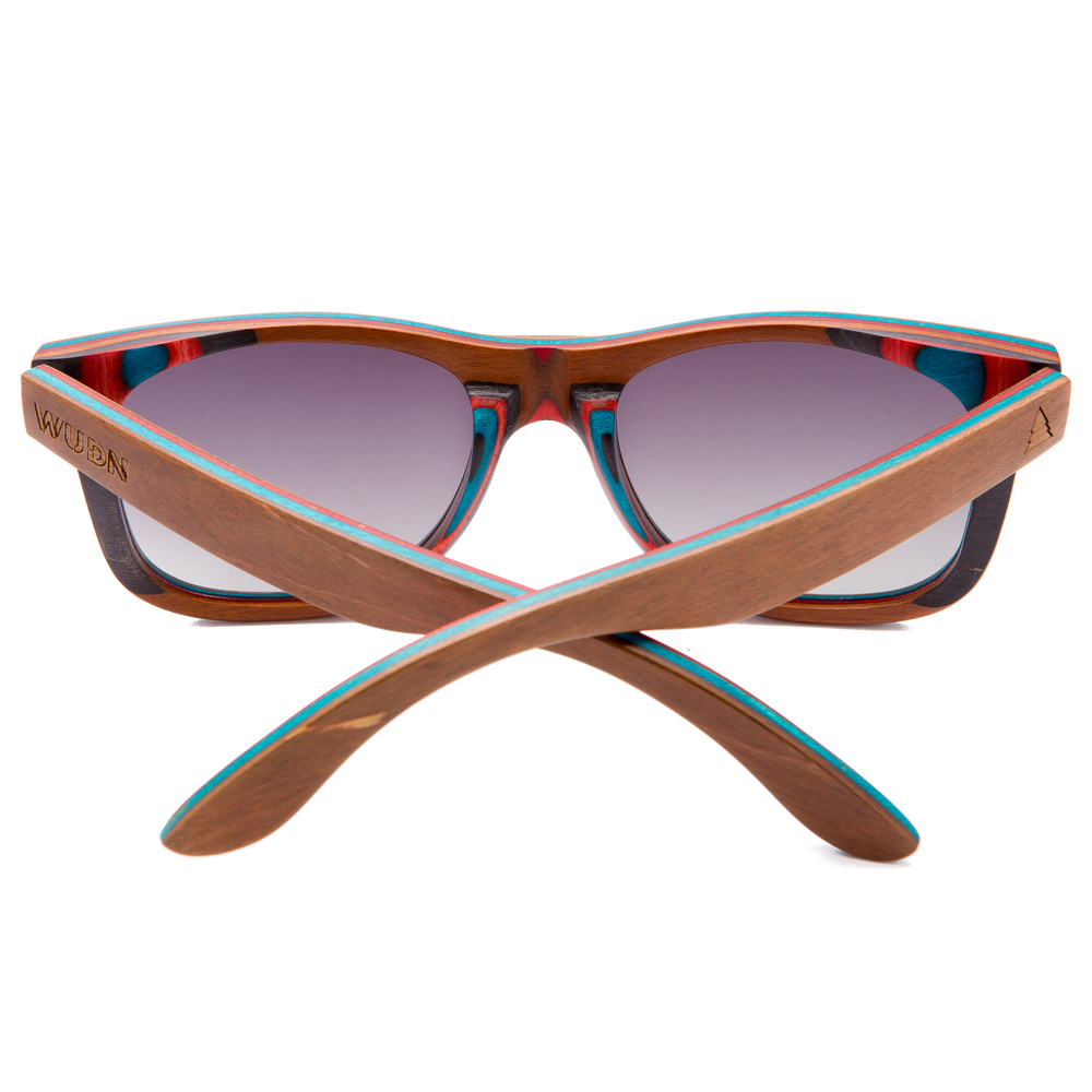 Recycled Skatedeck Jetty Ledge Sunglasses by WUDN - YuppyCollections