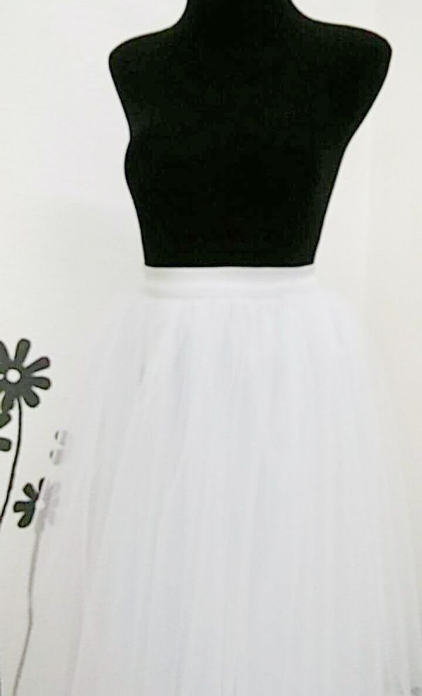 Women's White Tulle Tutu Skirt By Tutu Joli - YuppyCollections