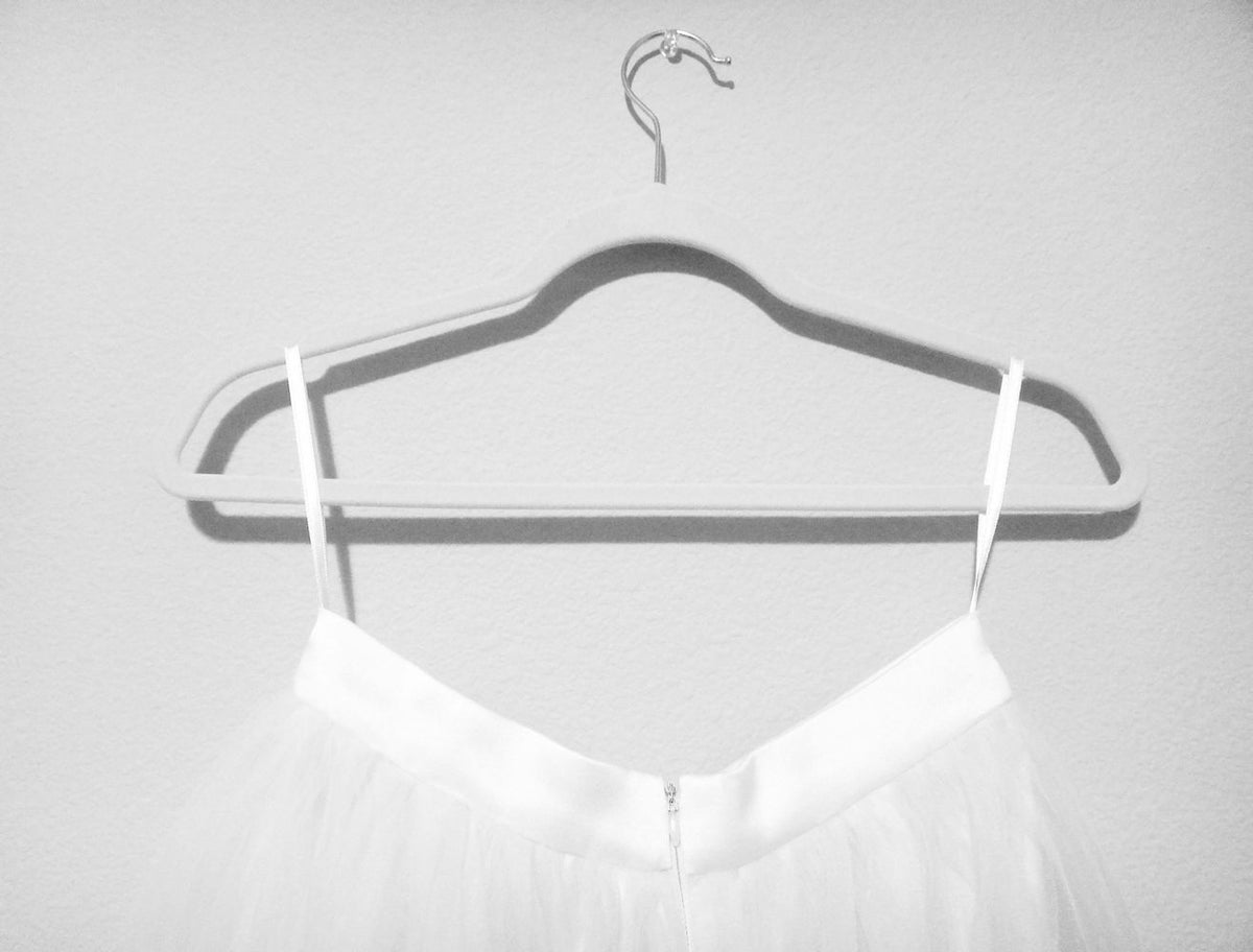 Women's White Tulle Tutu Skirt By Tutu Joli - YuppyCollections