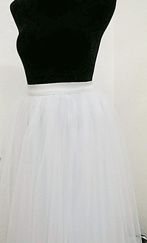 Women's White Tulle Tutu Skirt By Tutu Joli - YuppyCollections