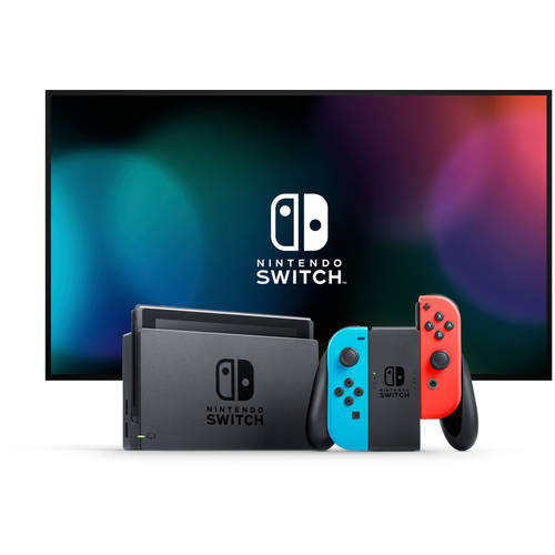 Nintendo Switch Console with Neon Blue & Red Joy-Con, HACSKABAANintendo Switch Console with Neon Blue & Red Joy-Con, HACSKABAA - YuppyCollections