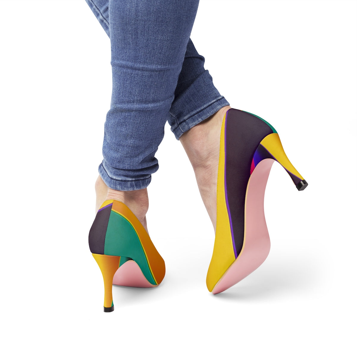 YE Jamaica Flag Women's High Heels - YuppyCollections