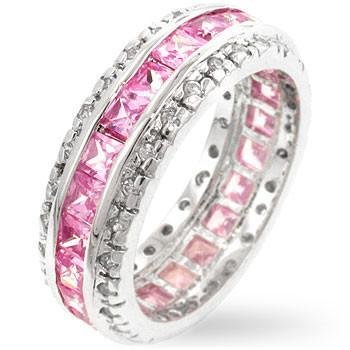 Pretty in Pink Eternity Band - YuppyCollections