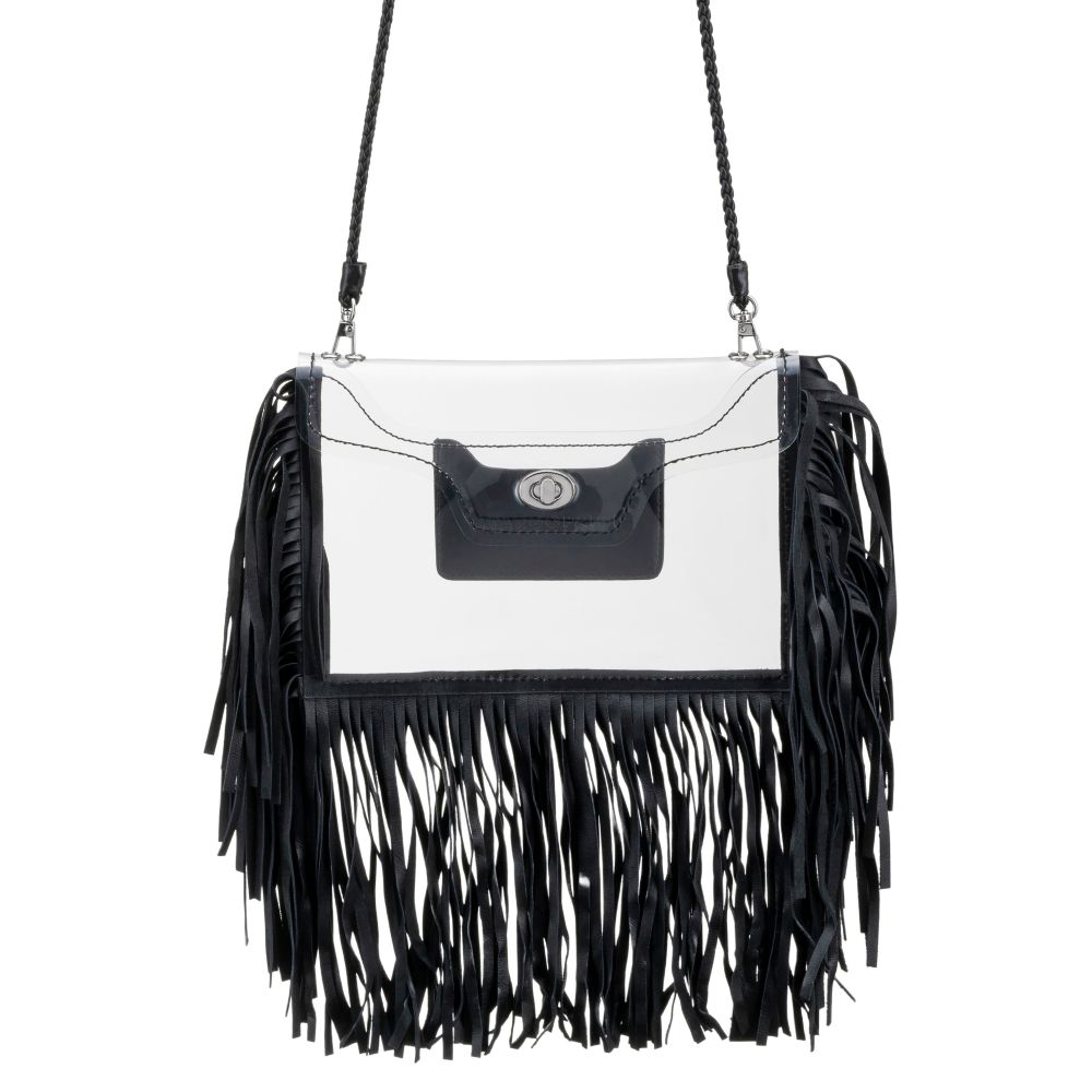 Clear Three Fringe Crossbody - YuppyCollections