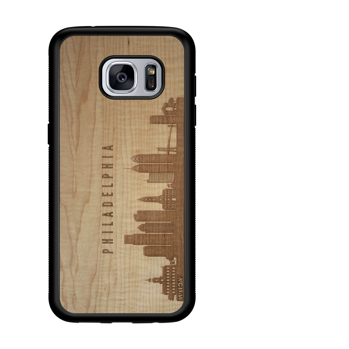 CityScape Wooden Phone Case | Philadelphia PA - YuppyCollections