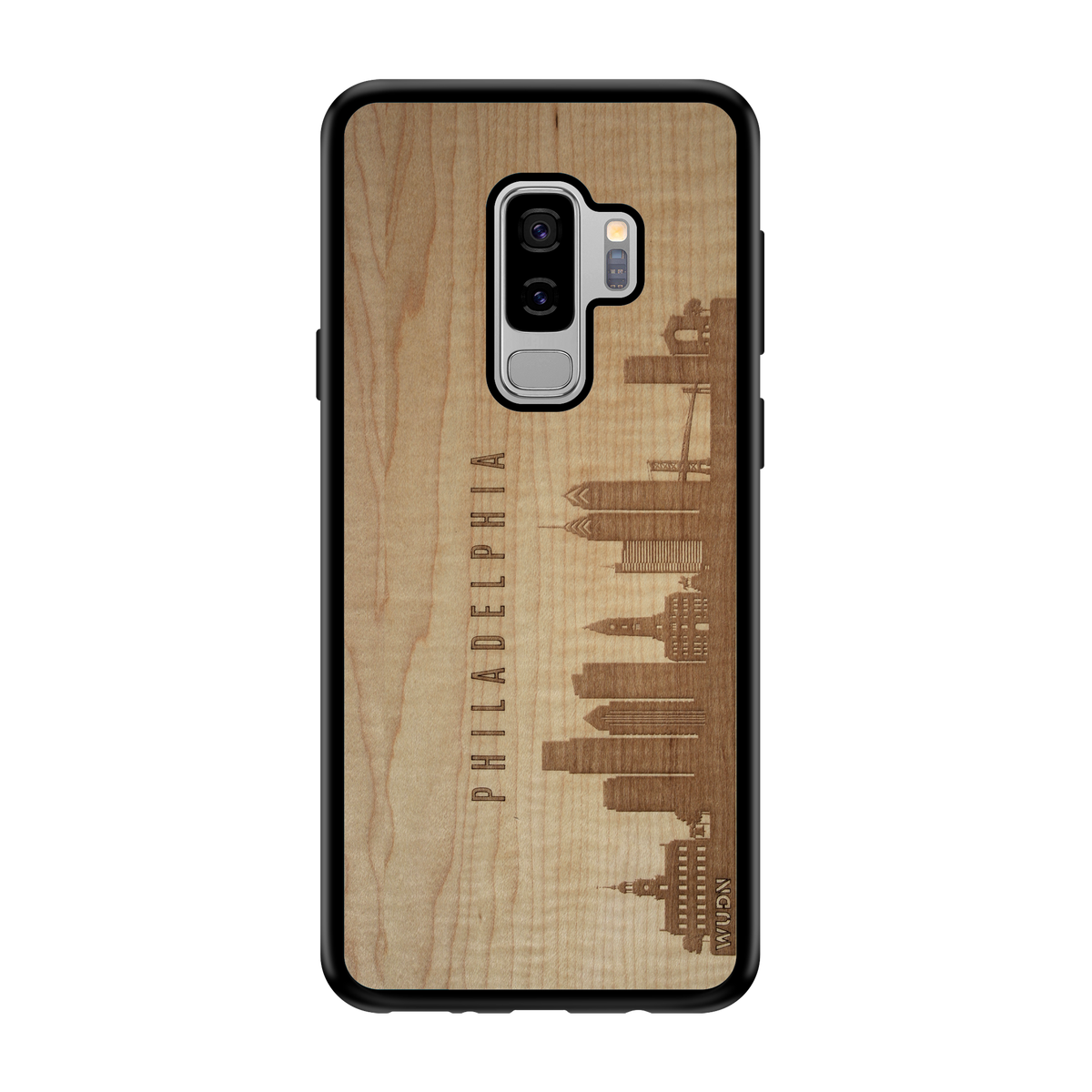 CityScape Wooden Phone Case | Philadelphia PA - YuppyCollections