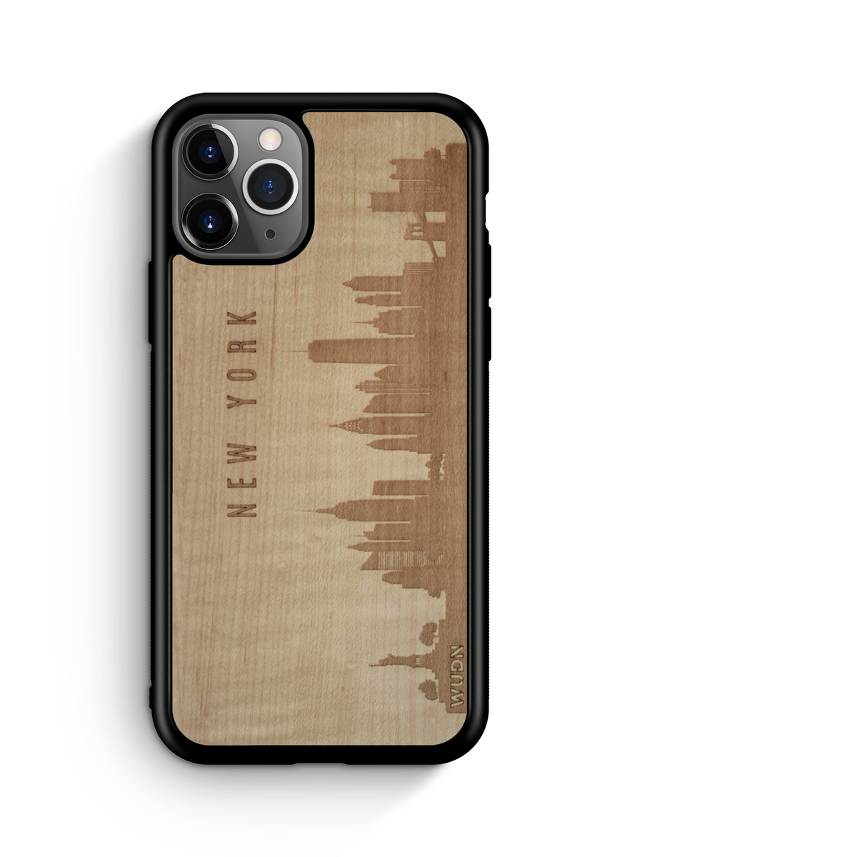 CityScape Wooden Phone Case | New York NY - YuppyCollections