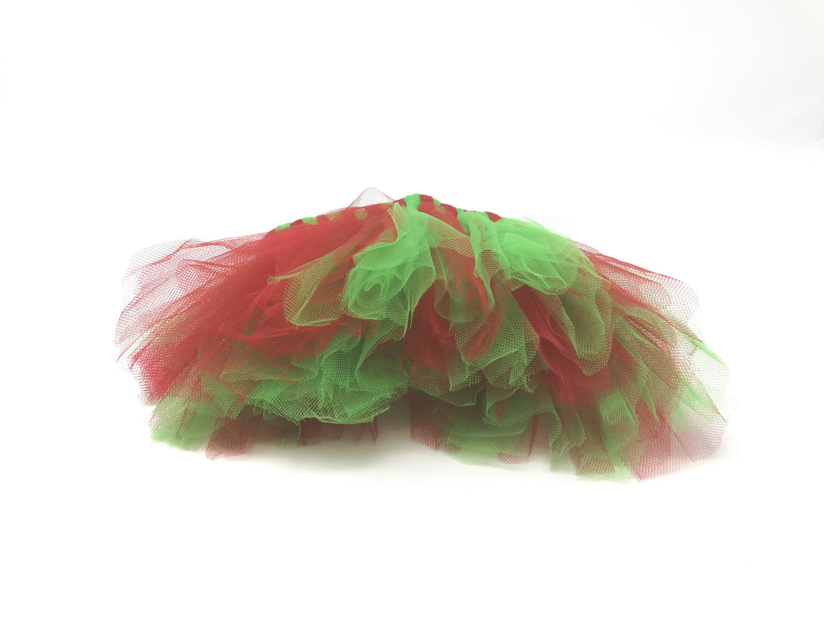 Red and Green Pet Tutu Skirt | XS-XXXL - YuppyCollections