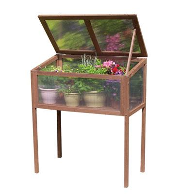 Raised Wooden Cold Frame - YuppyCollections