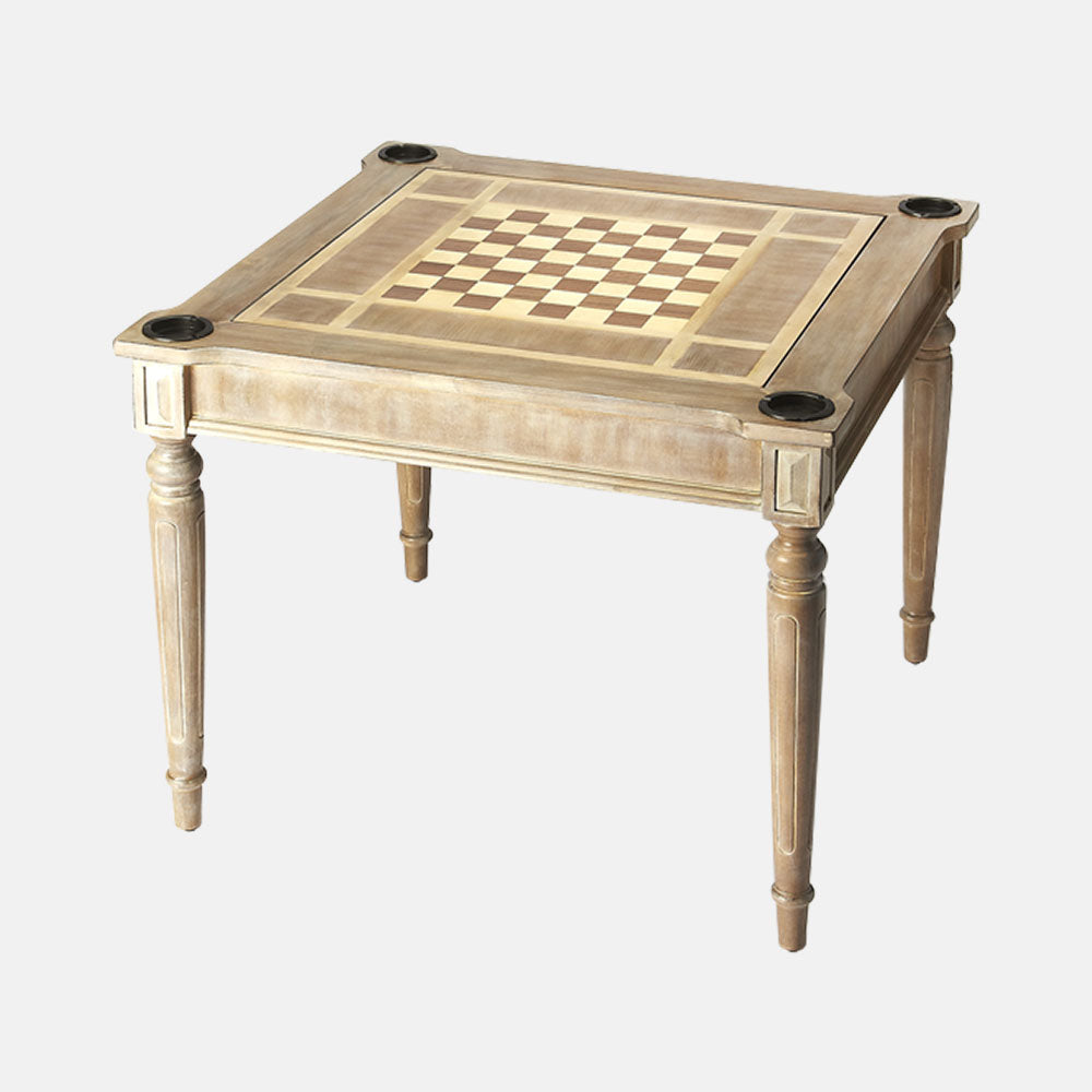 Multi-Game Card Table Driftwood Finish - YuppyCollections