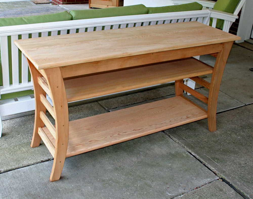 58" Cedar Entertaining Buffet Table - YuppyCollections