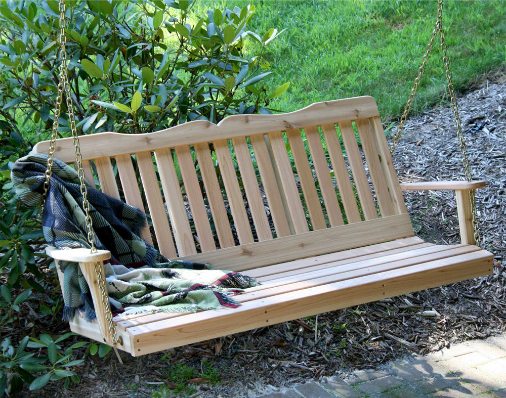 6' Cedar Countryside Porch Swing - YuppyCollections