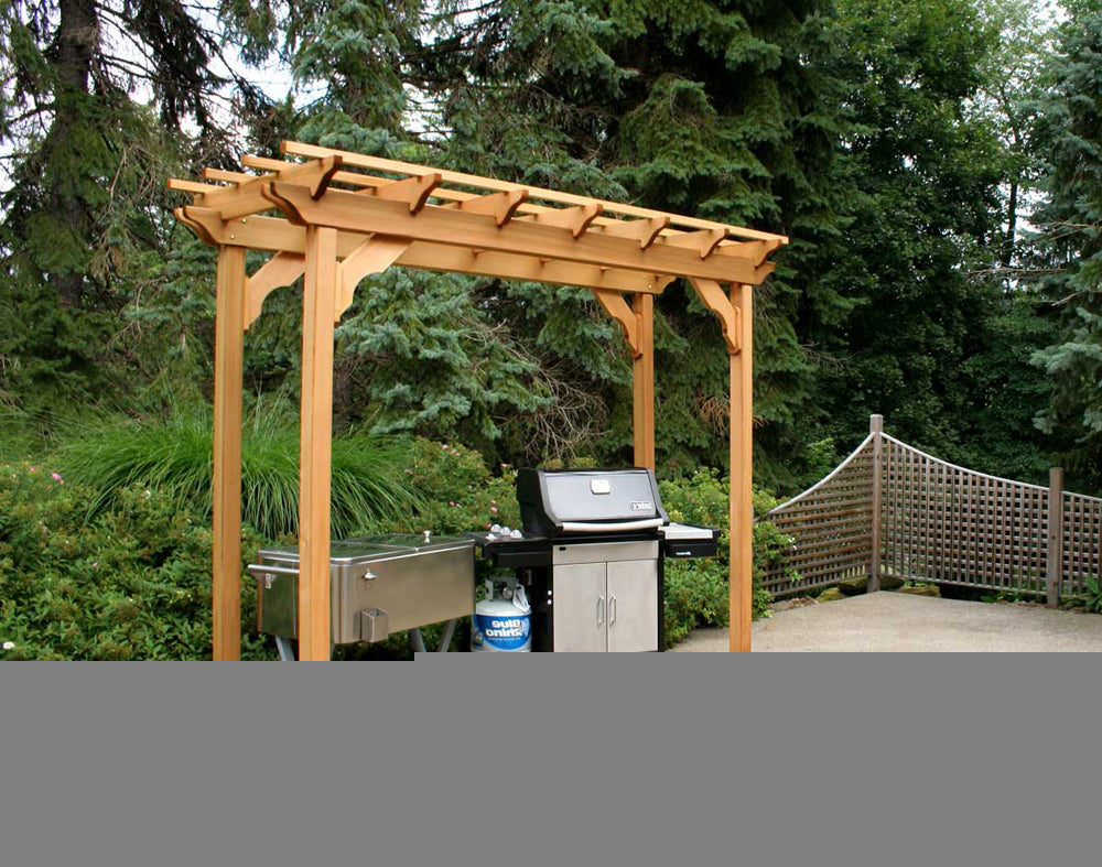 3' x 14' Cedar New Dawn Pergola - YuppyCollections