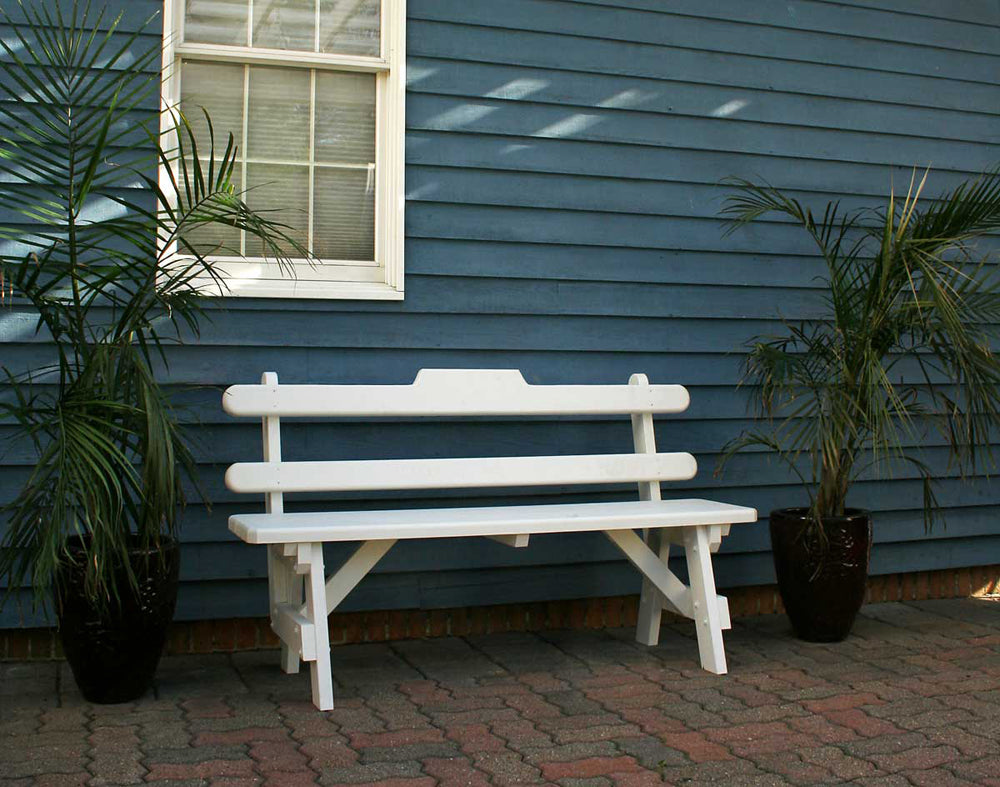 3' Cedar Tab Back Bench - YuppyCollections