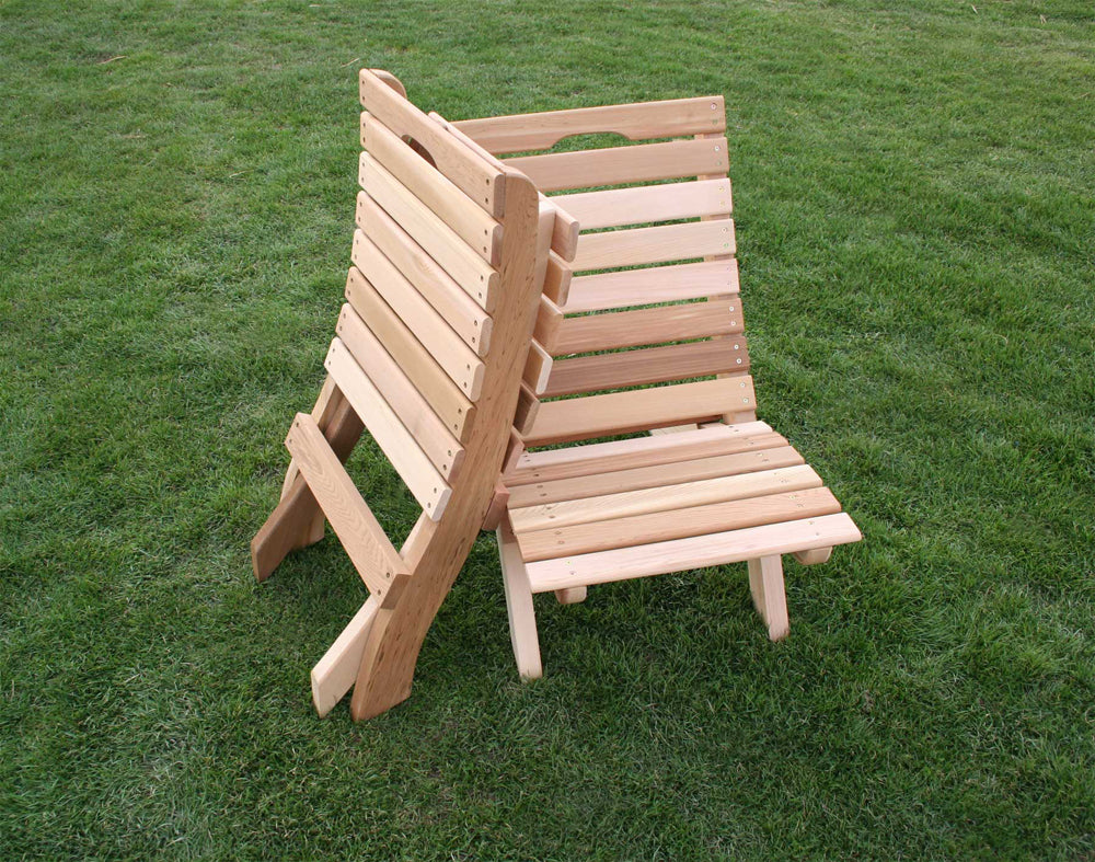 Cedar Traveling Style Folding Chair - YuppyCollections