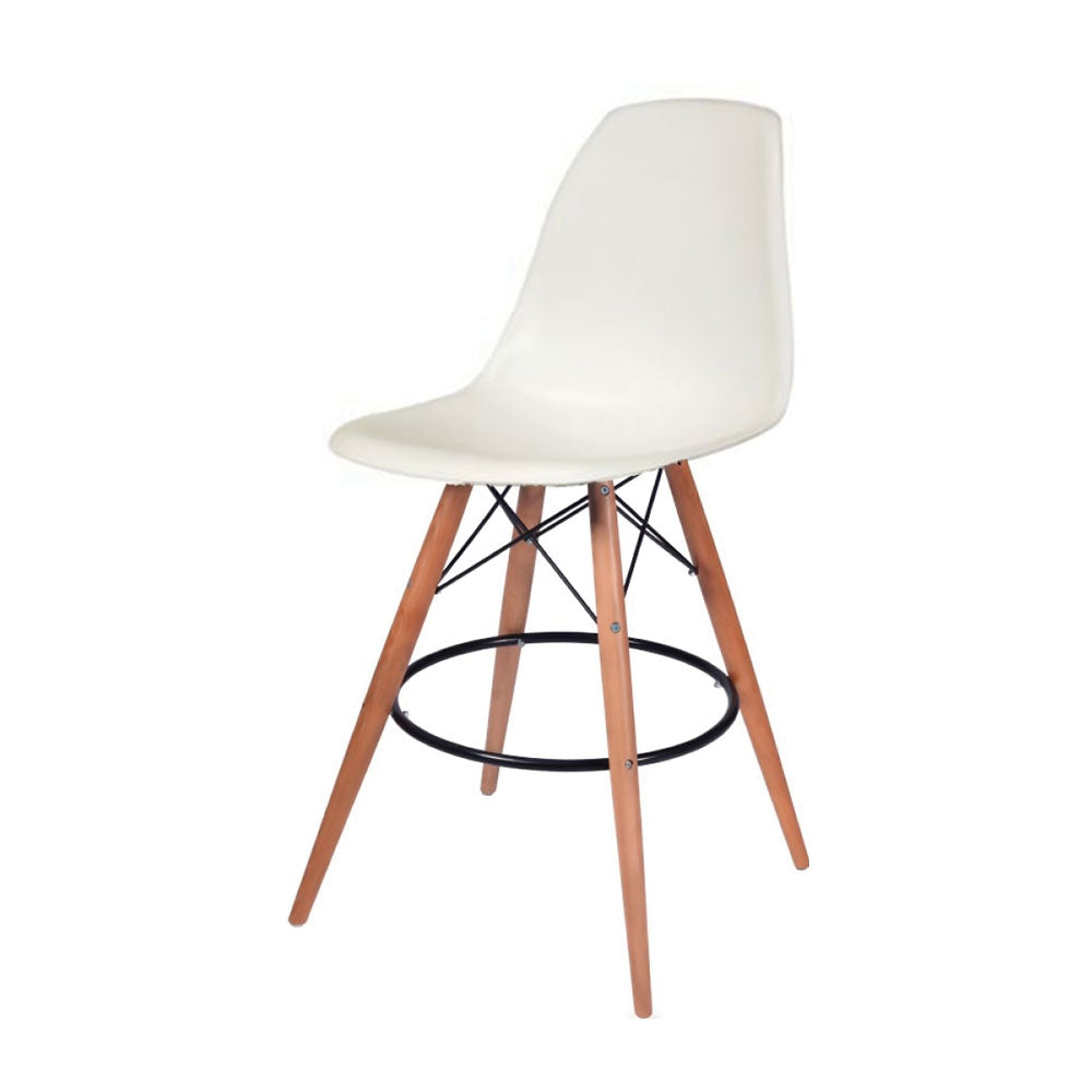Paris Tower Barstool 2-Pack - White - YuppyCollections