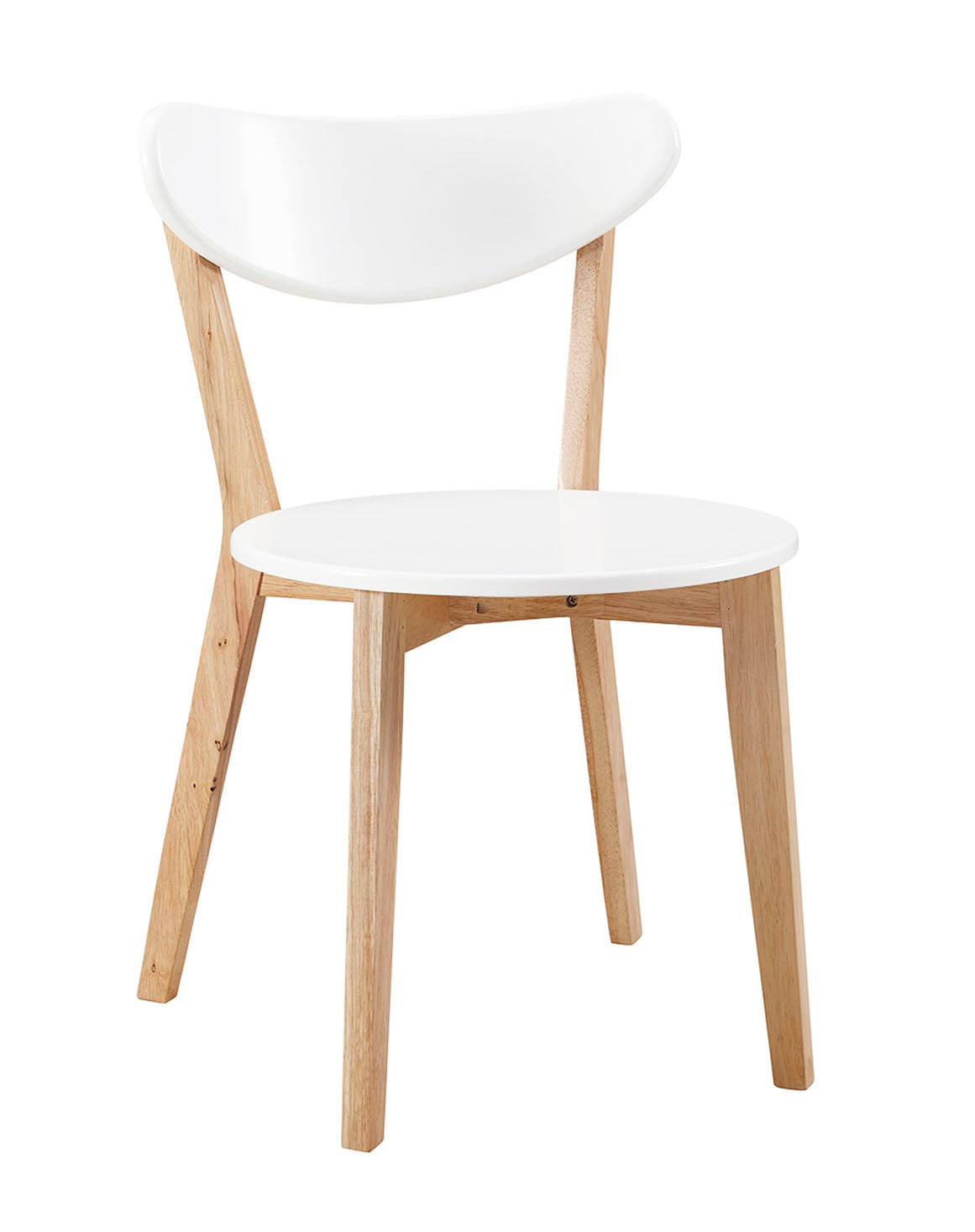 Retro Modern Wood Kitchen Dining Chairs - Set of 2 - YuppyCollections