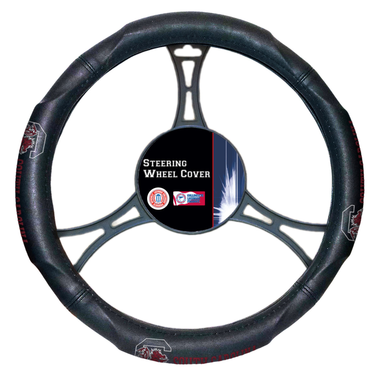 South Carolina OFFICIAL Collegiate, Steering Wheel Cover (Made to fit 14.5"-15.5" steering wheels)  by The Northwest Company - YuppyCollections