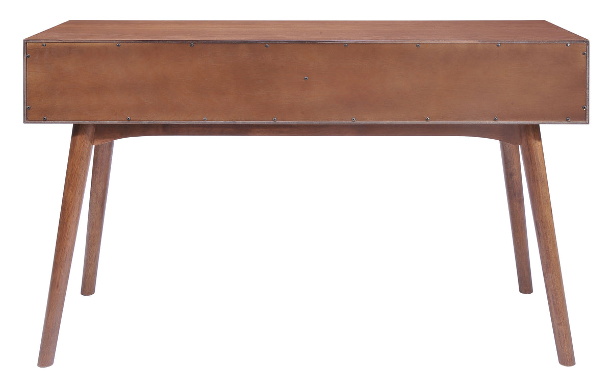 Liberty City Console Table Walnut & Blk - YuppyCollections