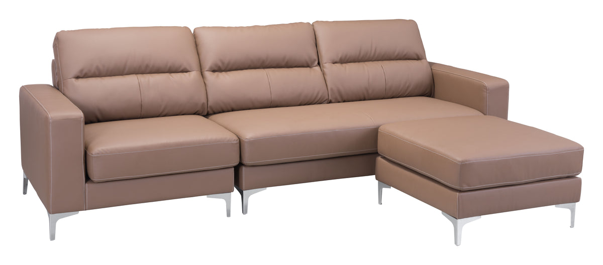 Versa Sectional Brown - YuppyCollections