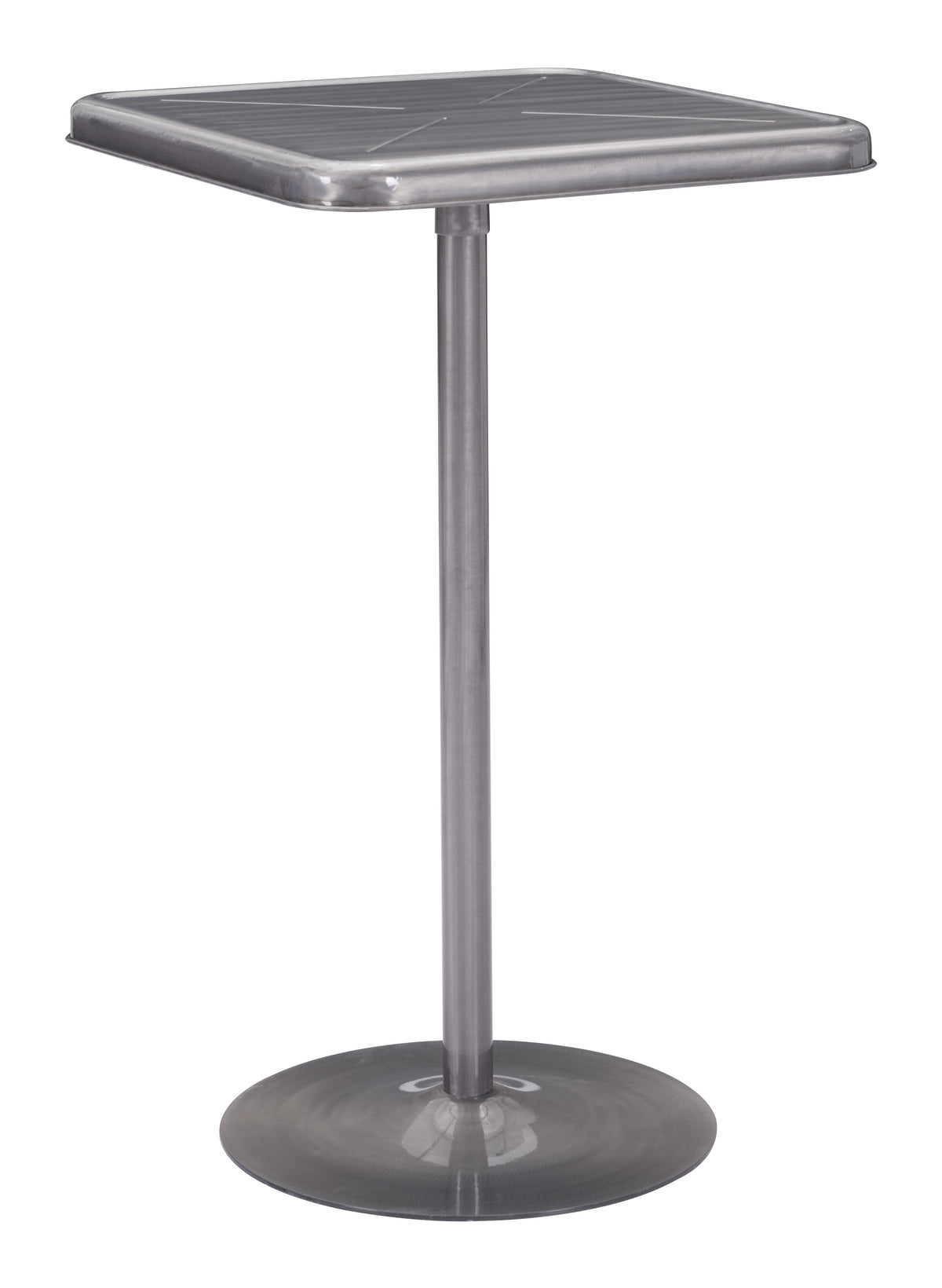 Mallus Bar Table Gunmetal - YuppyCollections