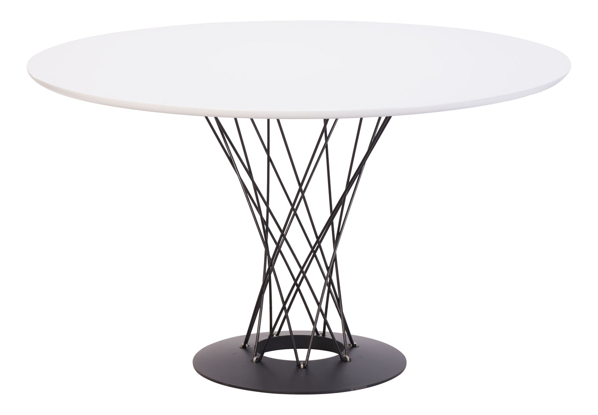 Spiral Dining Table White - YuppyCollections