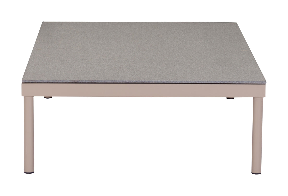 Glass Beach Coffee Table Taupe & Granite - YuppyCollections
