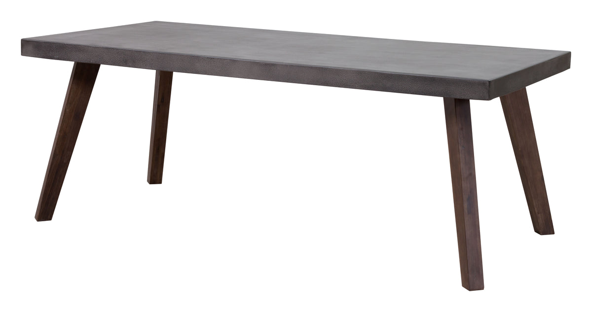 Son Dining Table Cement & Natural - YuppyCollections