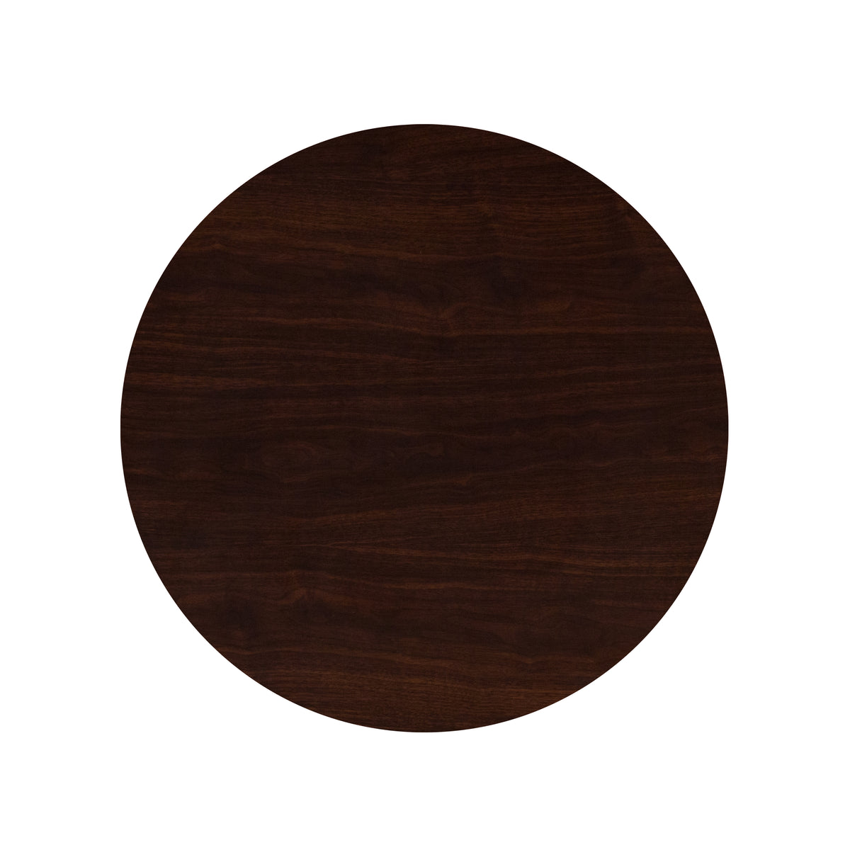 30'' Round High-Gloss Resin Table Top with 2'' Thick Drop-Lip - YuppyCollections