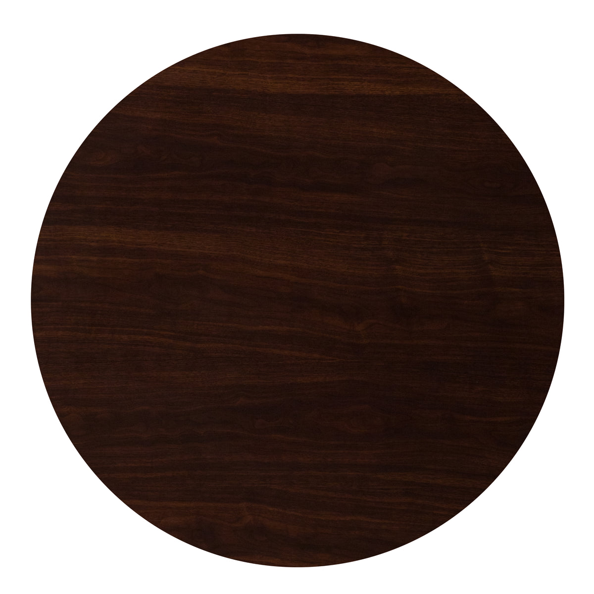 36'' Round High-Gloss Resin Table Top with 2'' Thick Drop-Lip - YuppyCollections