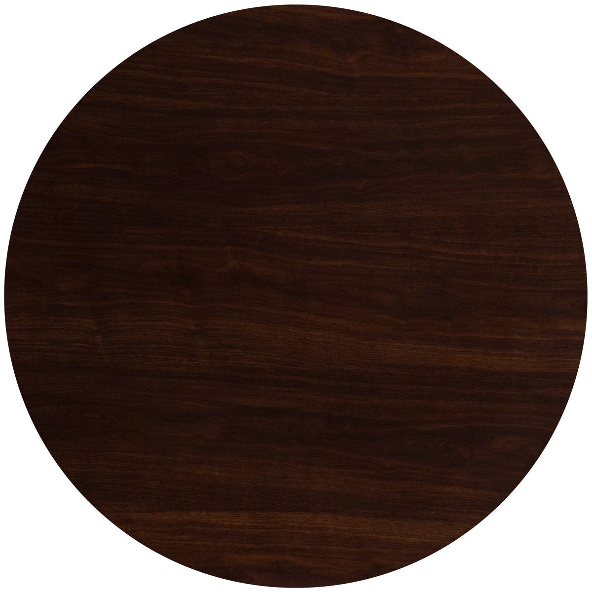 48'' Round High-Gloss Resin Table Top with 2'' Thick Drop-Lip - YuppyCollections