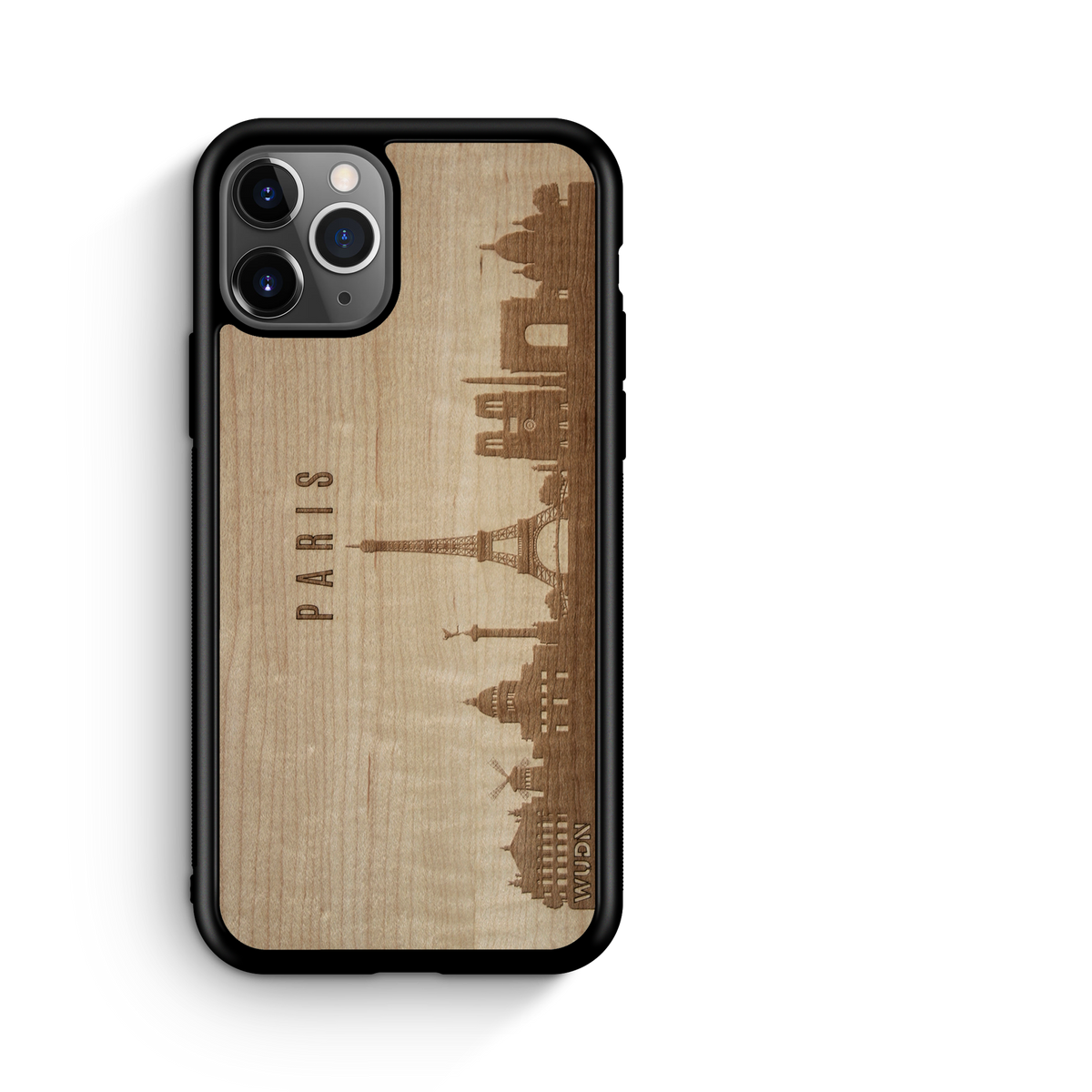 CityScape Wooden Phone Case | Paris France - YuppyCollections