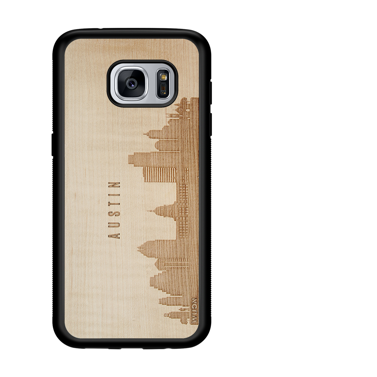 CityScape Wooden Phone Case | Austin TX - YuppyCollections