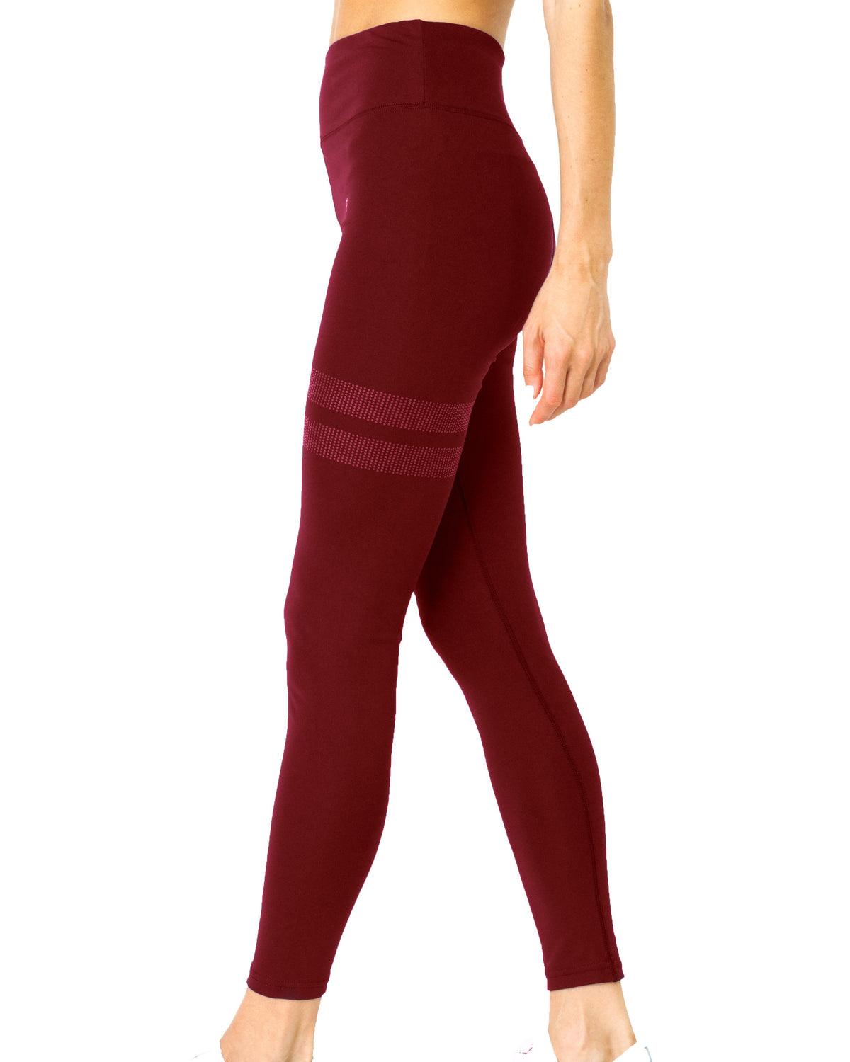 Ashton Leggings - Maroon - YuppyCollections