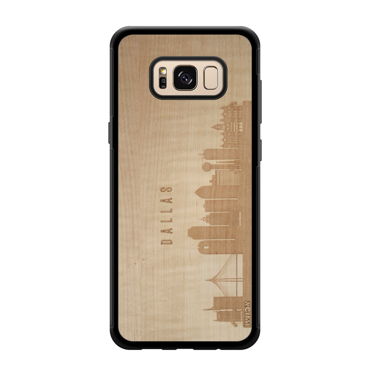 CityScape Wooden Phone Case | Dallas TX - YuppyCollections