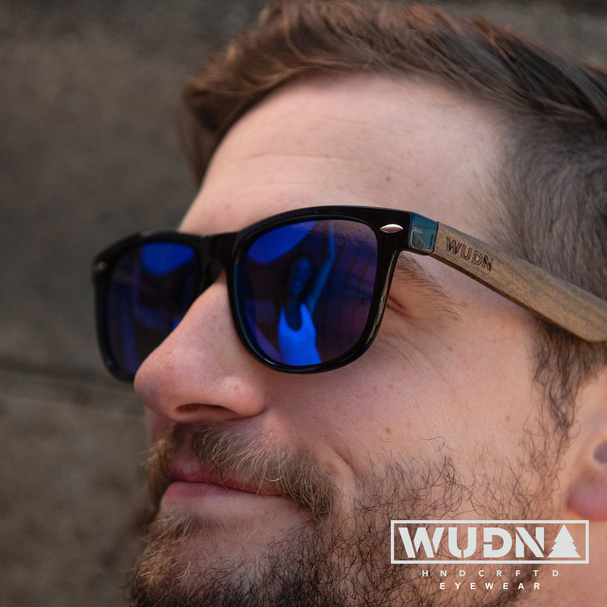 Real Ebony Wood Wanderer Style Sunglasses by WUDN - YuppyCollections