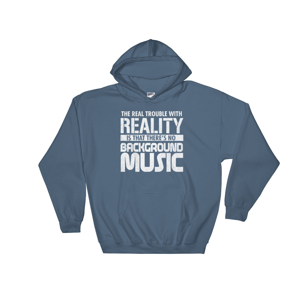 YE (The real trouble with reality is that there's is no background music) Hooded Sweatshirt - YuppyCollections