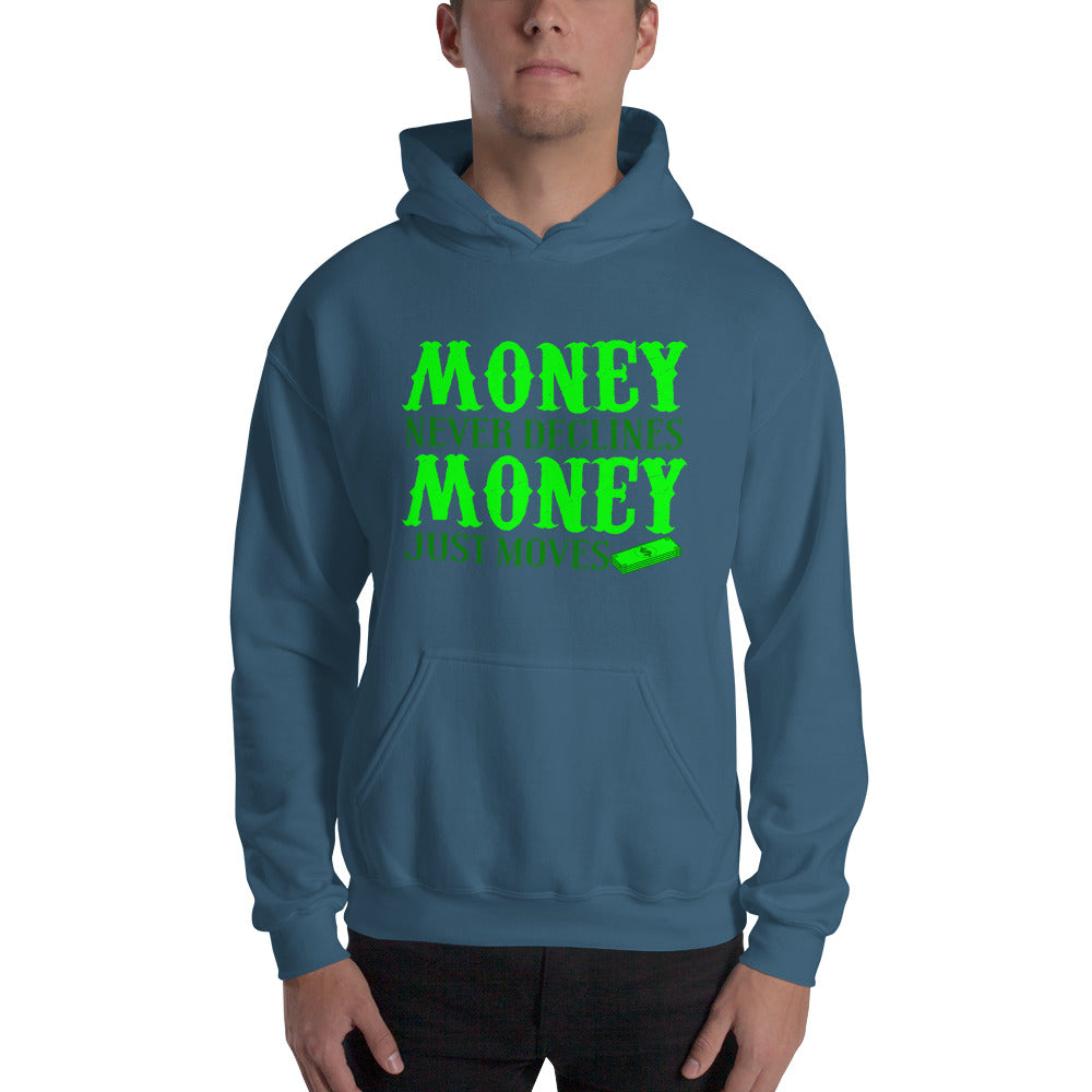 YE Hooded Sweatshirt (money just moves) - YuppyCollections