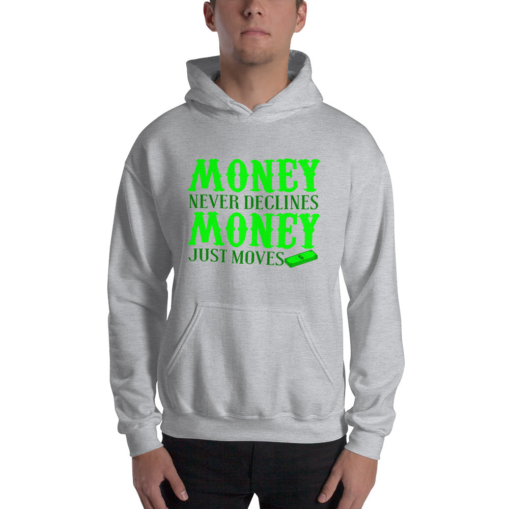 YE Hooded Sweatshirt (money just moves) - YuppyCollections