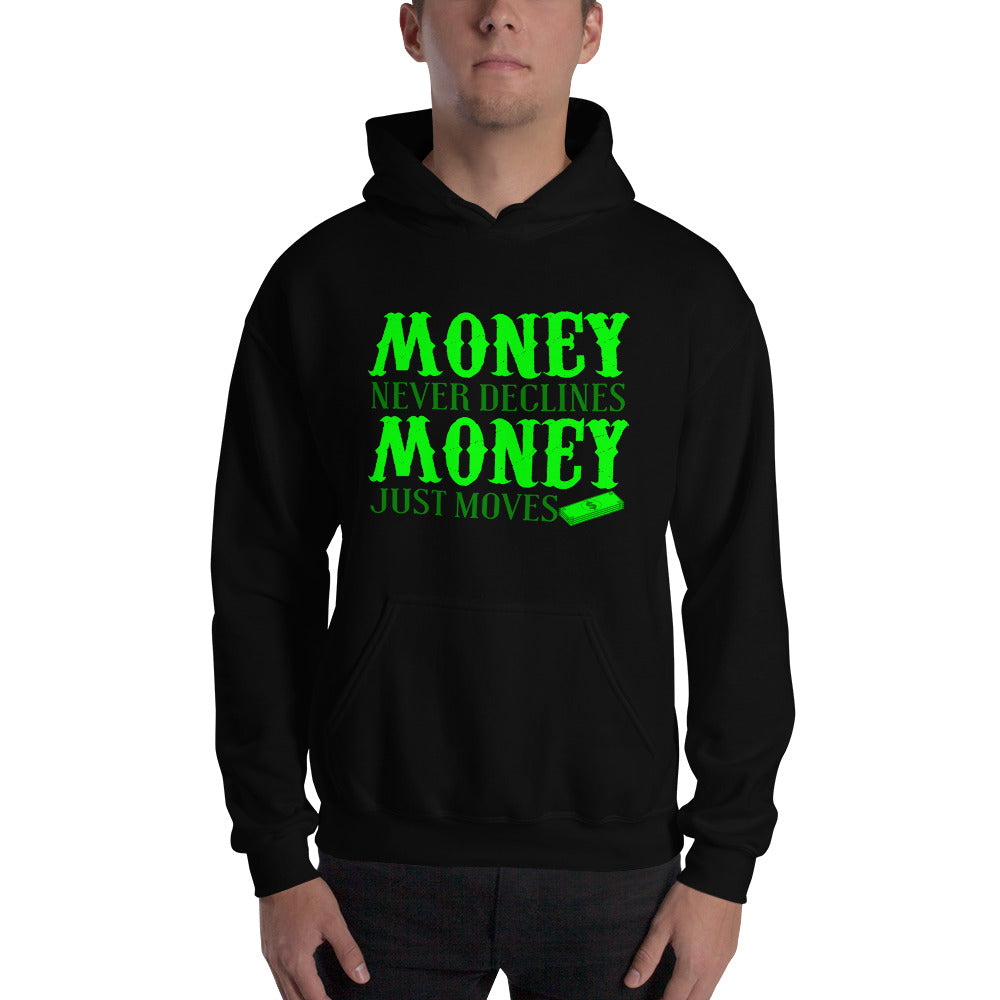 YE Hooded Sweatshirt (money just moves) - YuppyCollections