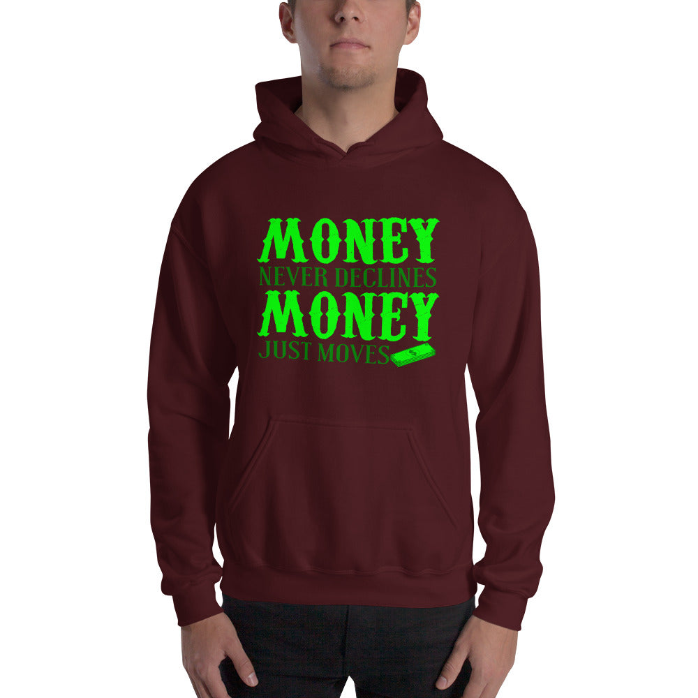 YE Hooded Sweatshirt (money just moves) - YuppyCollections