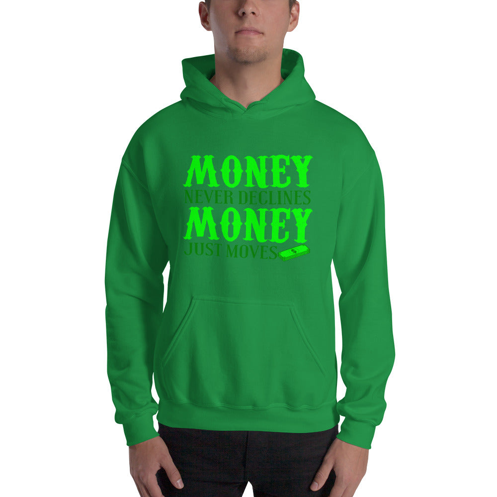 YE Hooded Sweatshirt (money just moves) - YuppyCollections