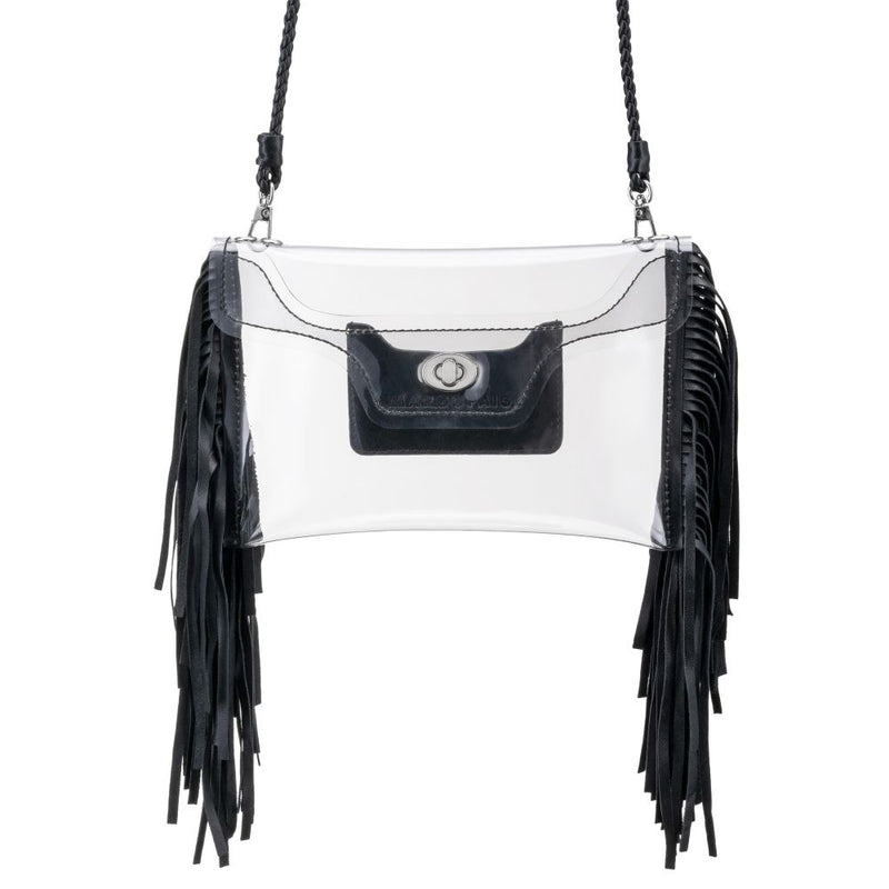 CLEAR FRINGE CROSSBODY - YuppyCollections